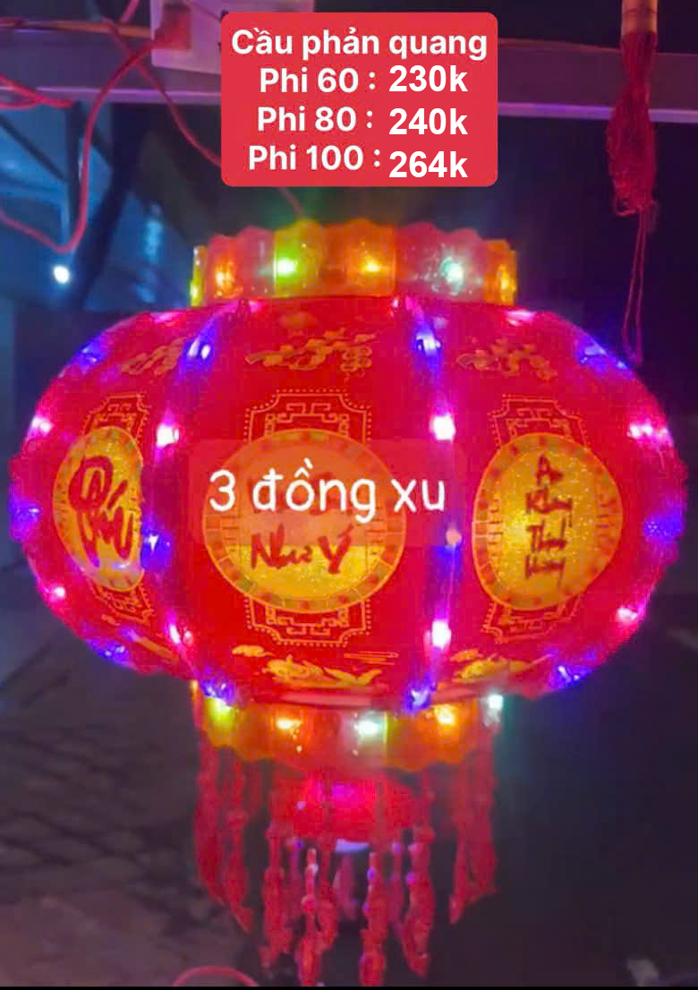 Lồng đèn cầu phản quang